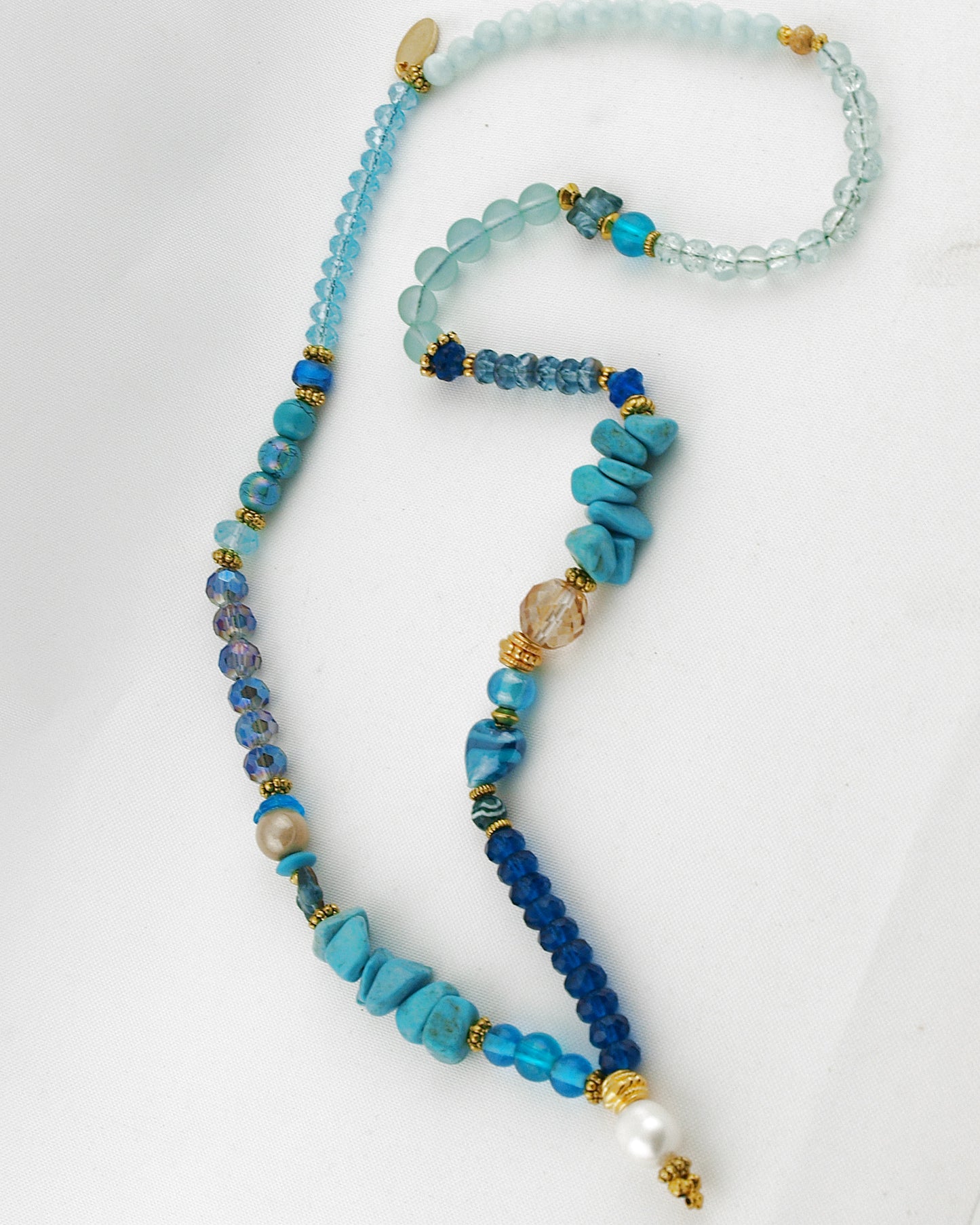 Ketting Bohemian stijl turquoise