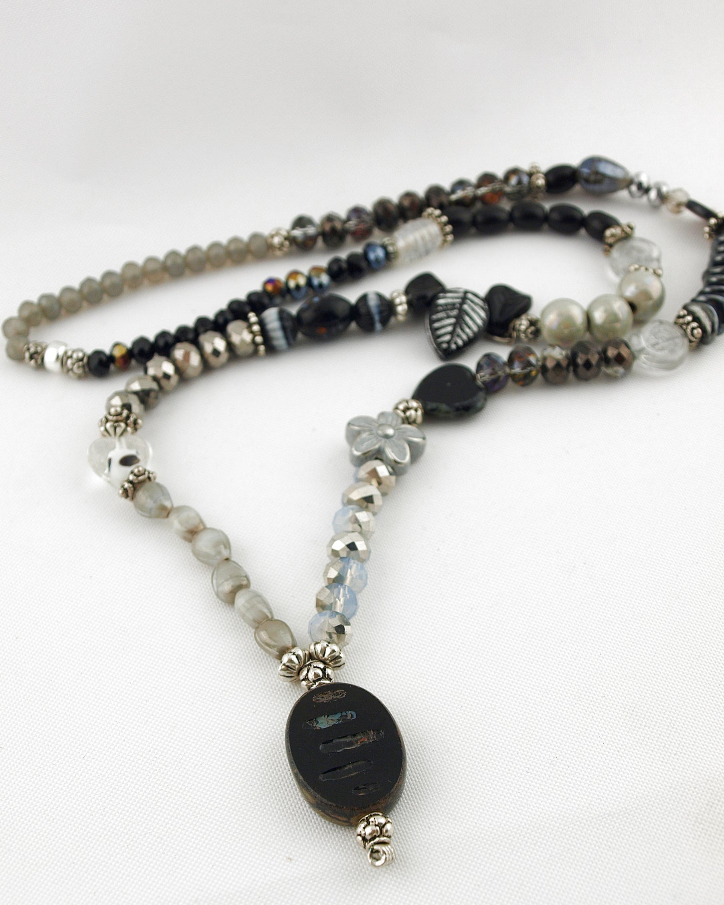 Ketting Bohemian stijl zwart