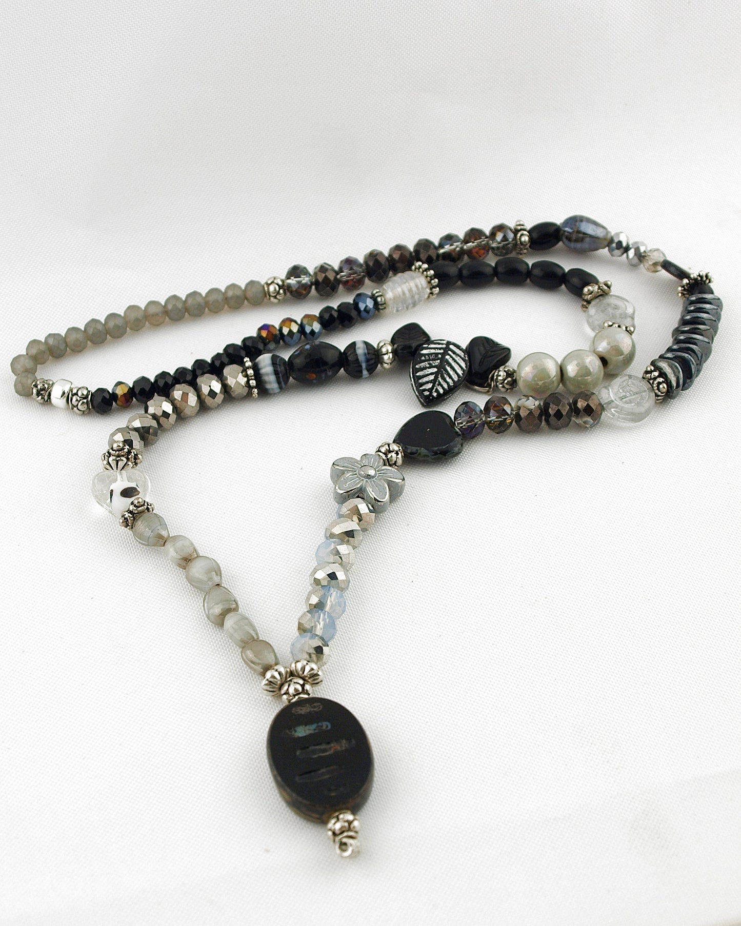 Ketting Bohemian stijl zwart