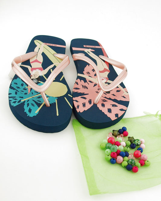 Teenslippers DIY Roze Hawai